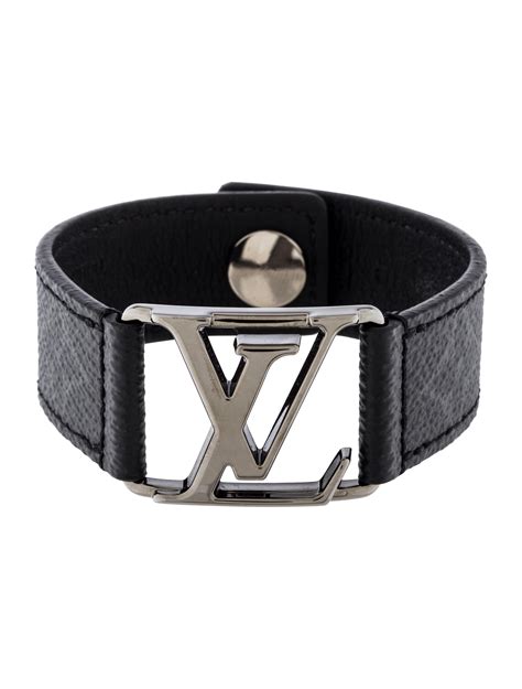 louis vuitton bracelet men's|Louis Vuitton black men's bracelet.